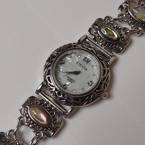 Very Awesome Silver Tone Metal Analog Strada Watch